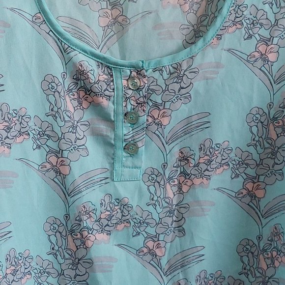 Adam Levine Cute Flowers Small Tank Top Size MEDIUM - Picture 2 of 6